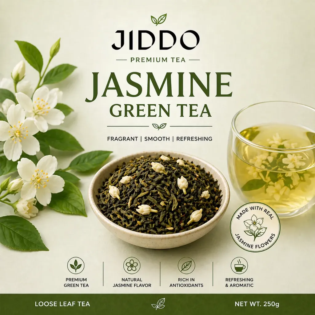 Jasmine Infused Green Tea - 250g Loose Leaf