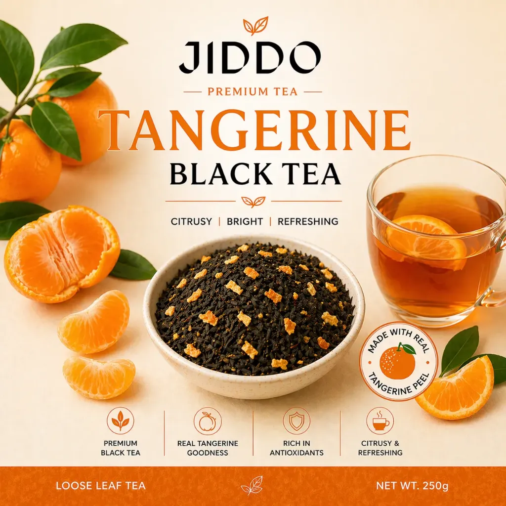 Tangerine Infused Black Tea - 250g Loose Leaf