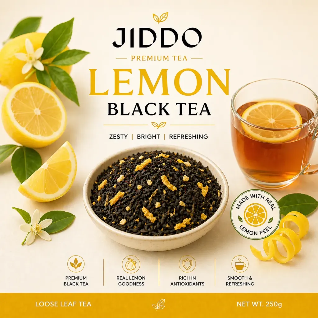 Lemon Infused Black Tea - 250g Loose Leaf
