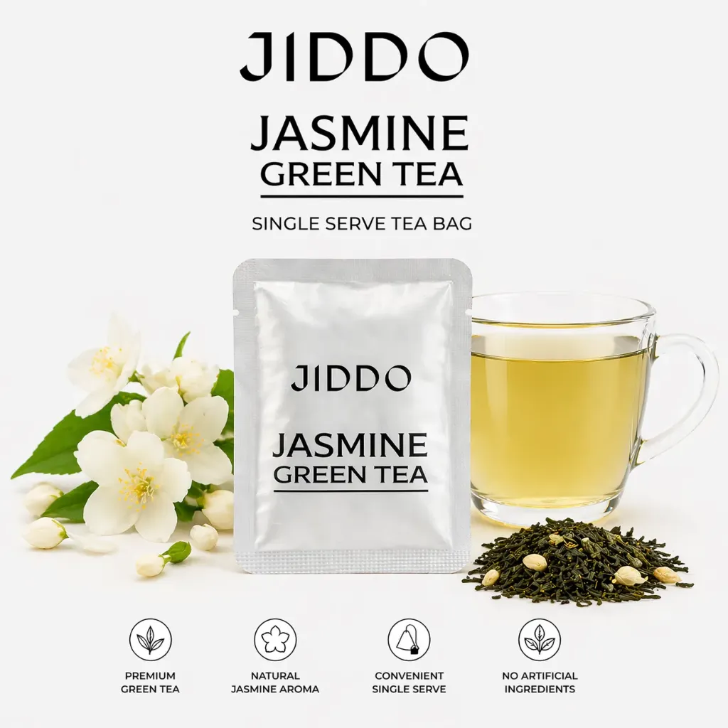 Jasmine Infused Green Tea - Single Serve Tea Bags