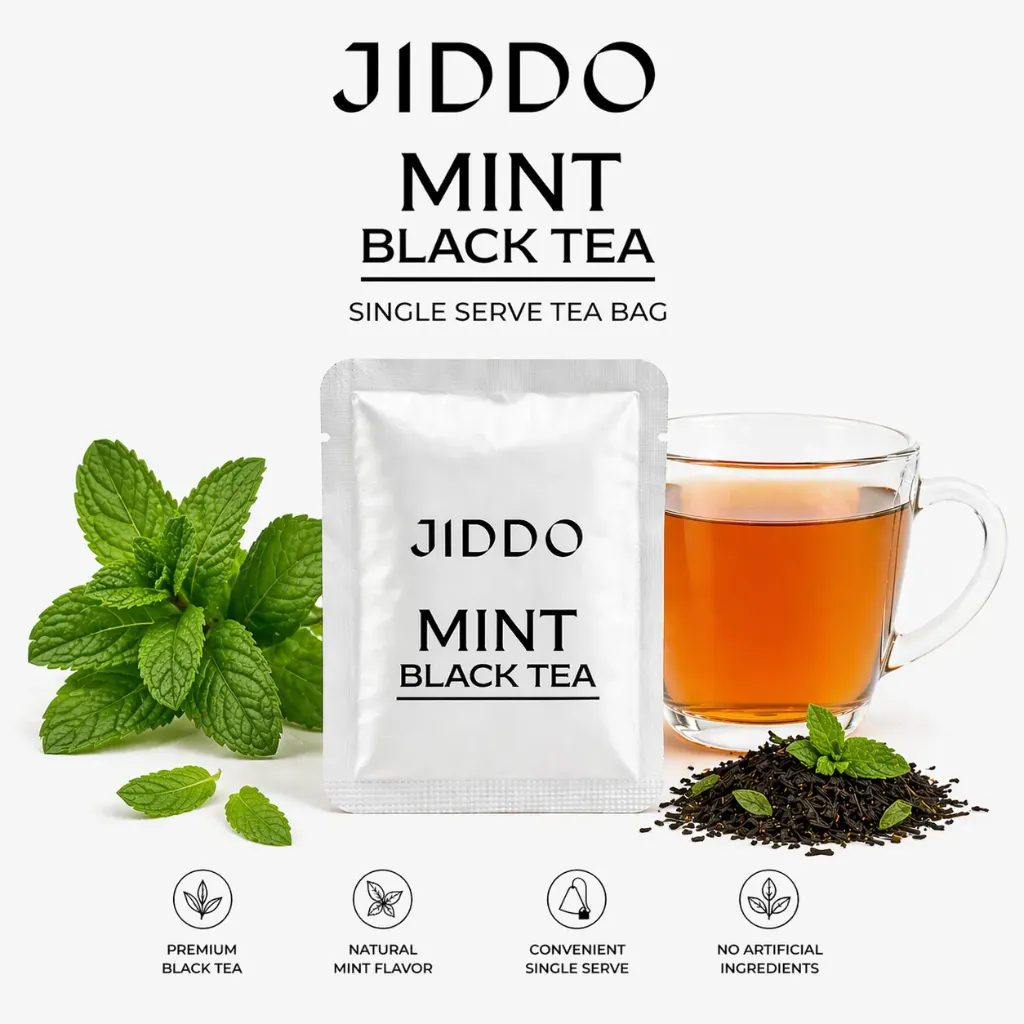 Mint Infused Black Tea - Single Serve Tea Bags