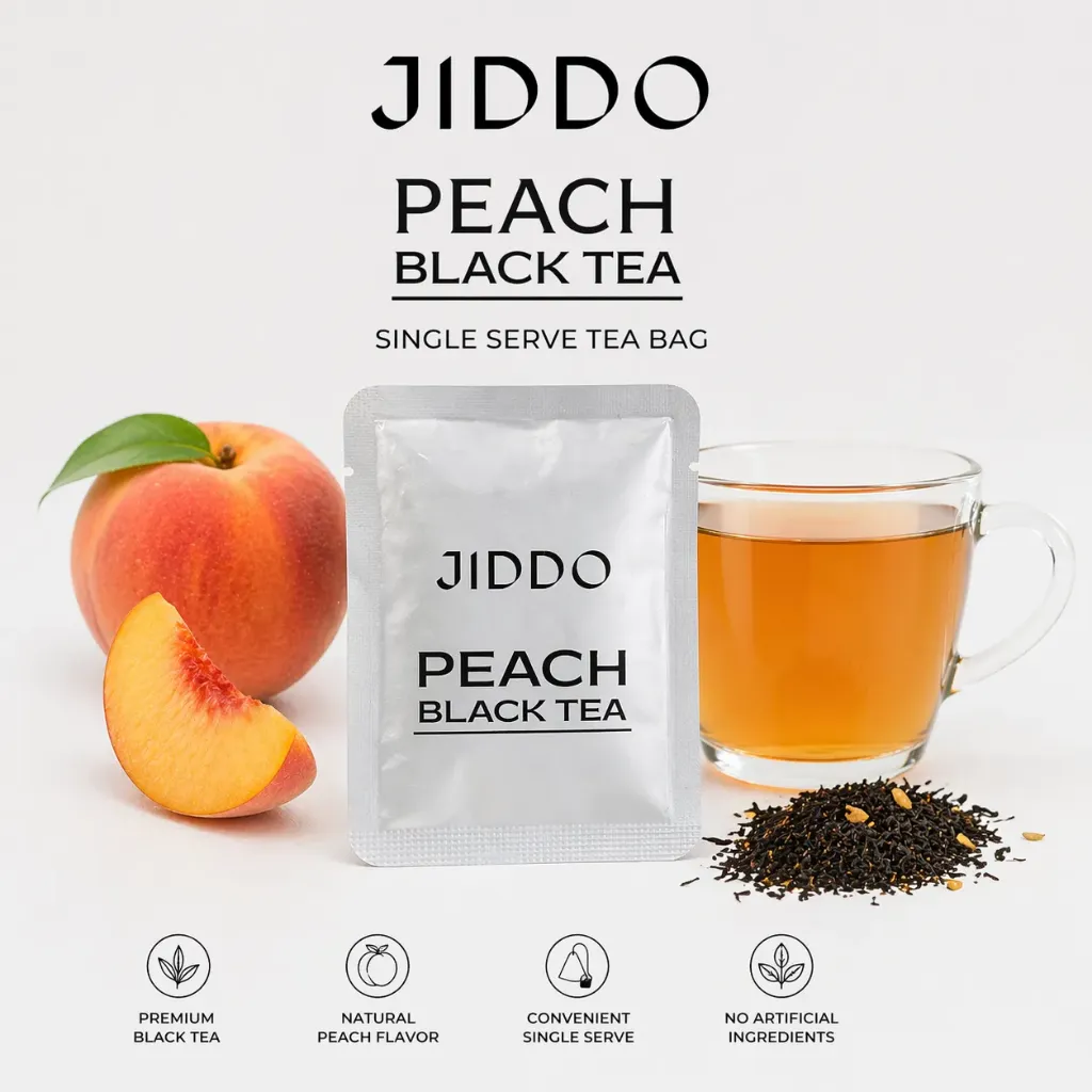 Peach Infused Black Tea - Single Serve Tea Bags